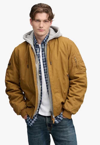 Superdry & Co Tussenjas 'Ma1' in Bruin: voorkant
