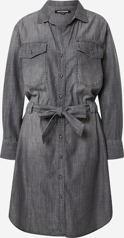 Robe-chemise True Religion en gris : devant