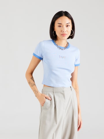 LEVI'S ® Shirt 'Graphic Mini Ringer' in Blue: front