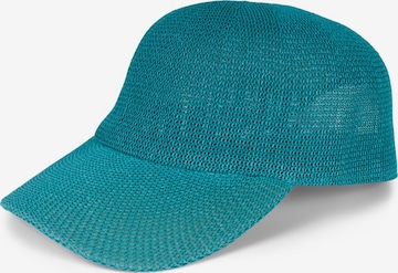 styleBREAKER Cap 'Papierstroh Baseball Cap' in Green: front