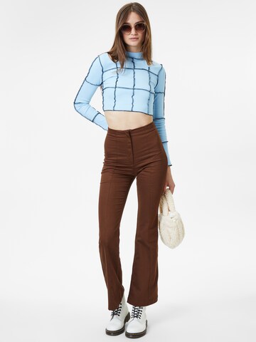 évasé Pantalon Monki en marron