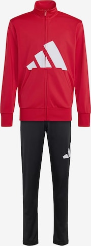 sarkans ADIDAS SPORTSWEAR Treniņtērps 'Essentials': no priekšpuses