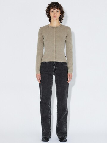 Dr. Denim Shirt 'Stella Rib' in Beige