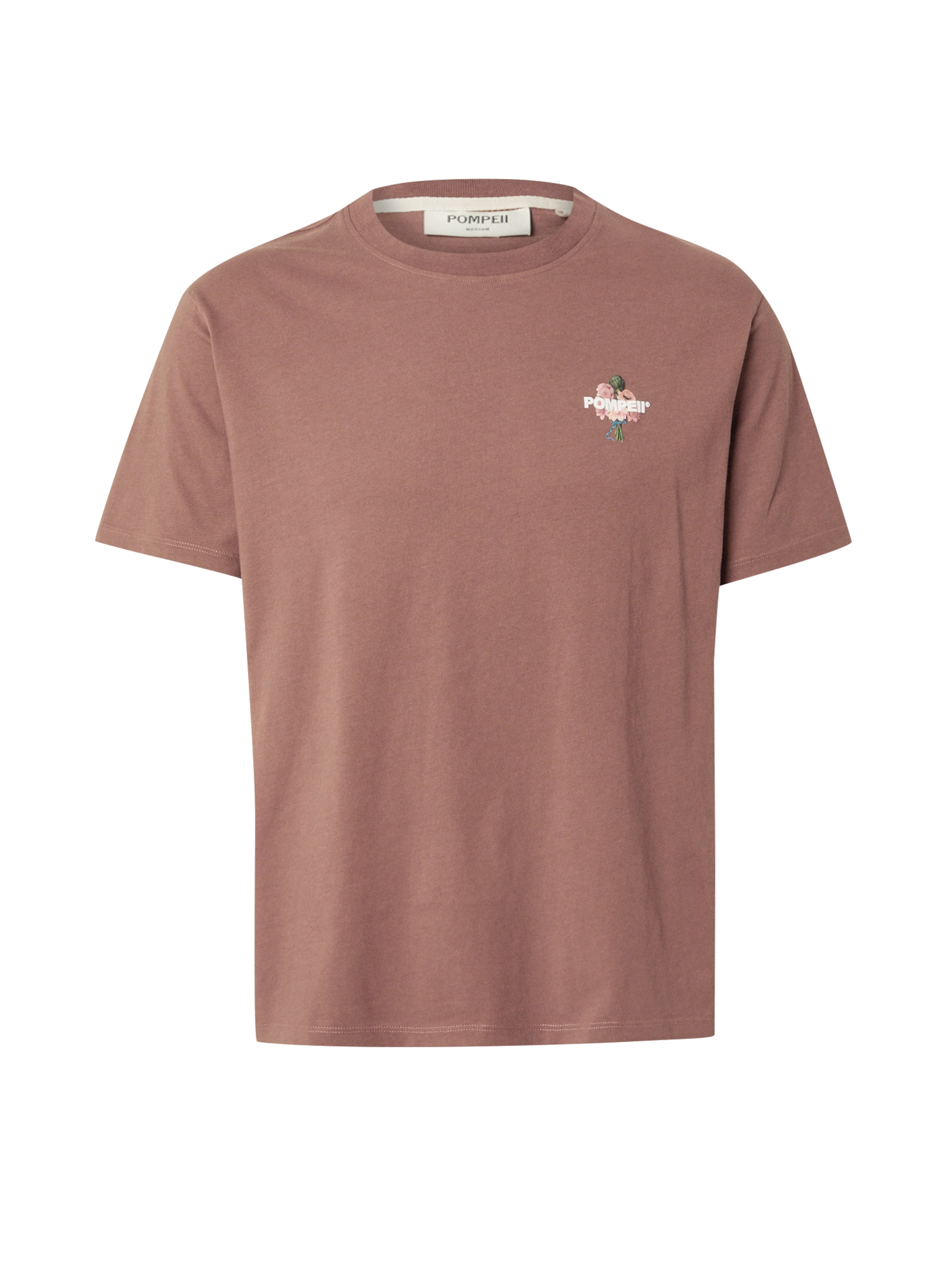 POMPEII Póló 'IMPOSTOR SYNDROME' - barna: elől