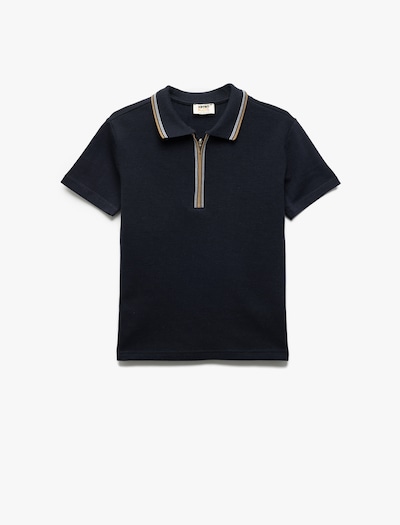 Koton Poloshirt in sand / dunkelblau / weiß, Produktansicht