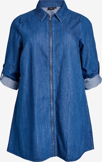 Zizzi Košulja haljina 'VGRO' u plavi traper, Pregled proizvoda
