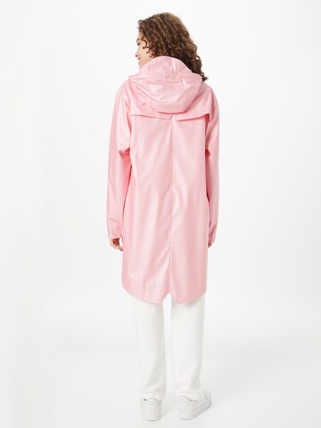 RAINS Демисезонное пальто в Ярко-розовый
