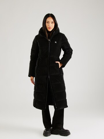 Calvin Klein Jeans Mantel in Schwarz: Vorderseite