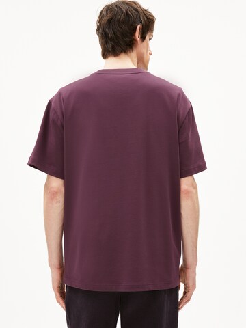 T-Shirt ARMEDANGELS en rouge