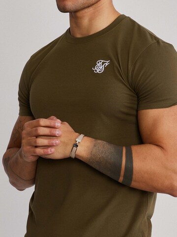 Maglietta 'Essentials' di SikSilk in verde