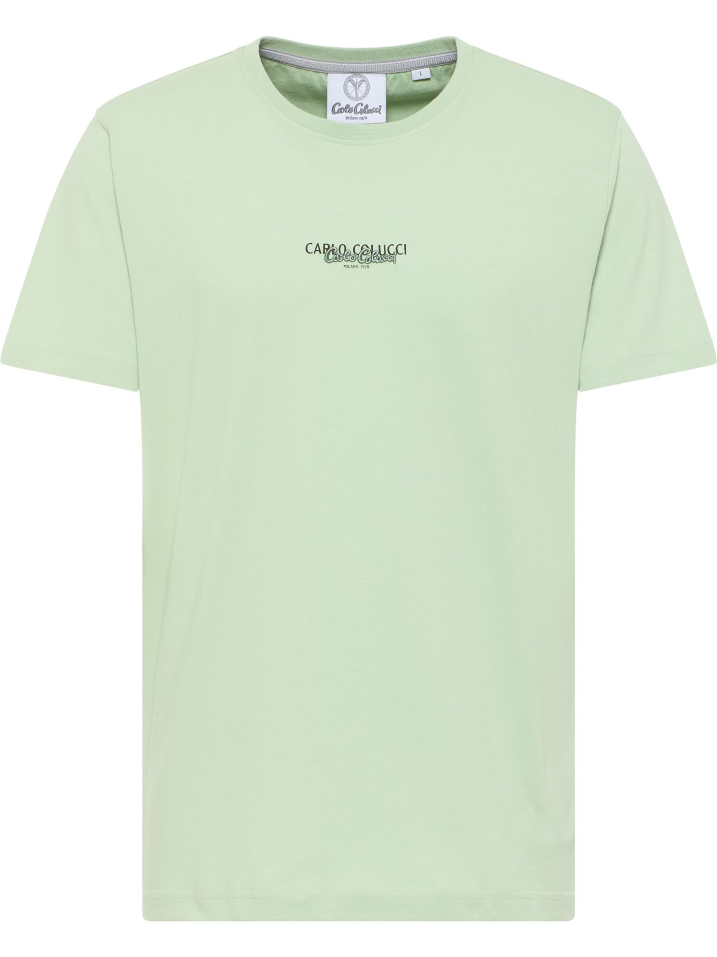 Carlo Colucci Shirt ' De Salvador ' in Grün: Vorderseite
