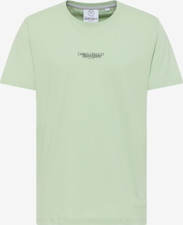 Carlo Colucci Shirt ' De Salvador ' in Green: front