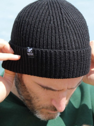 Surf Monkey Beanie in Black