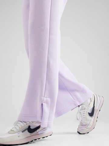 Wide Leg Pantalon 'Phoenix Fleece' NIKE en violet