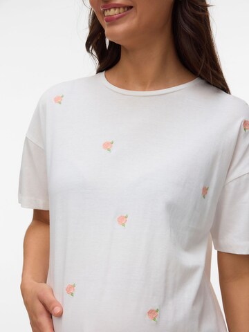 Tricou 'MLRosetta' de la MAMALICIOUS pe alb