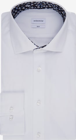 Coupe slim Chemise business SEIDENSTICKER en blanc