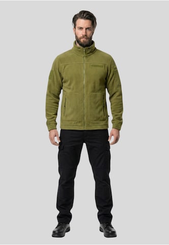 Brandit Fleecejacke 'Combat' in Grün