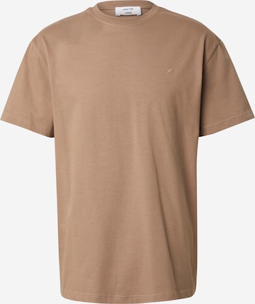T-Shirt 'Arthur' DAN FOX APPAREL en beige : devant