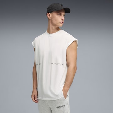 PUMA Sporttop in Weiß: Vorderseite