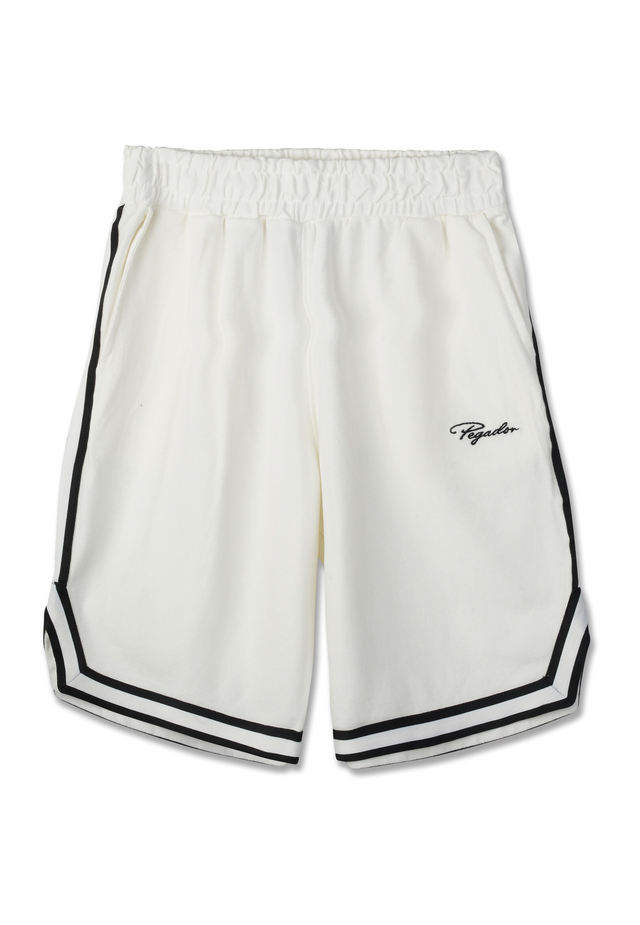 PegadorLoosefit Hlače - bijela boja: prednji dio