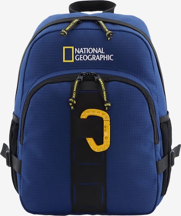 National Geographic Backpack 'EXPLORER III' in Blue: front