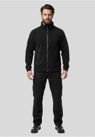 Brandit Fleecejacke 'Combat' in Schwarz