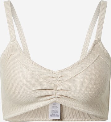 ICHI Top in Beige: voorkant