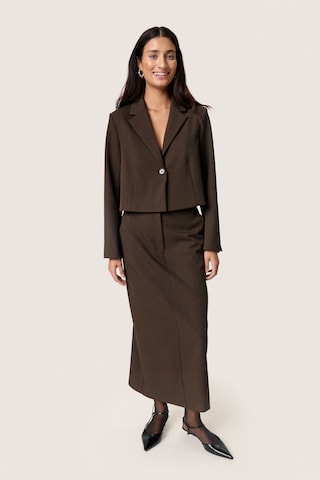 SOAKED IN LUXURY Nederdel 'Lilu' i brun