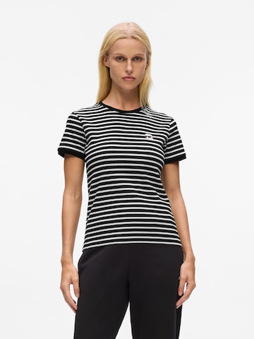 Karl Lagerfeld Μπλουζάκι σε μαύρο: μπροστά