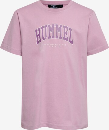 T-Shirt Hummel en violet : devant