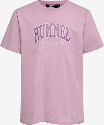 Hummel Shirt in Lila: voorkant