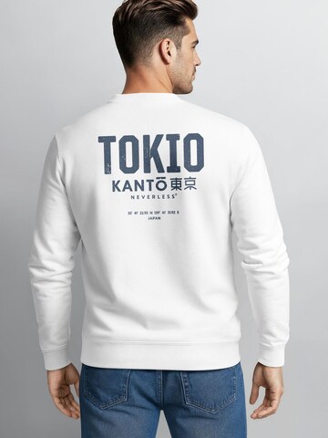 Neverless Sweatshirt 'Tokio' in White