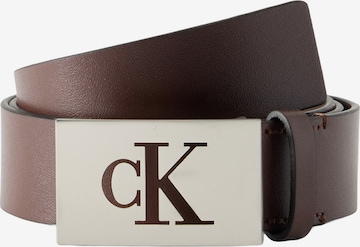 Ceinture Calvin Klein en marron : devant