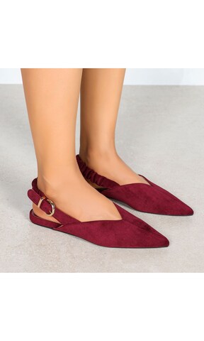 Ital-Design Slingpumps in Rot