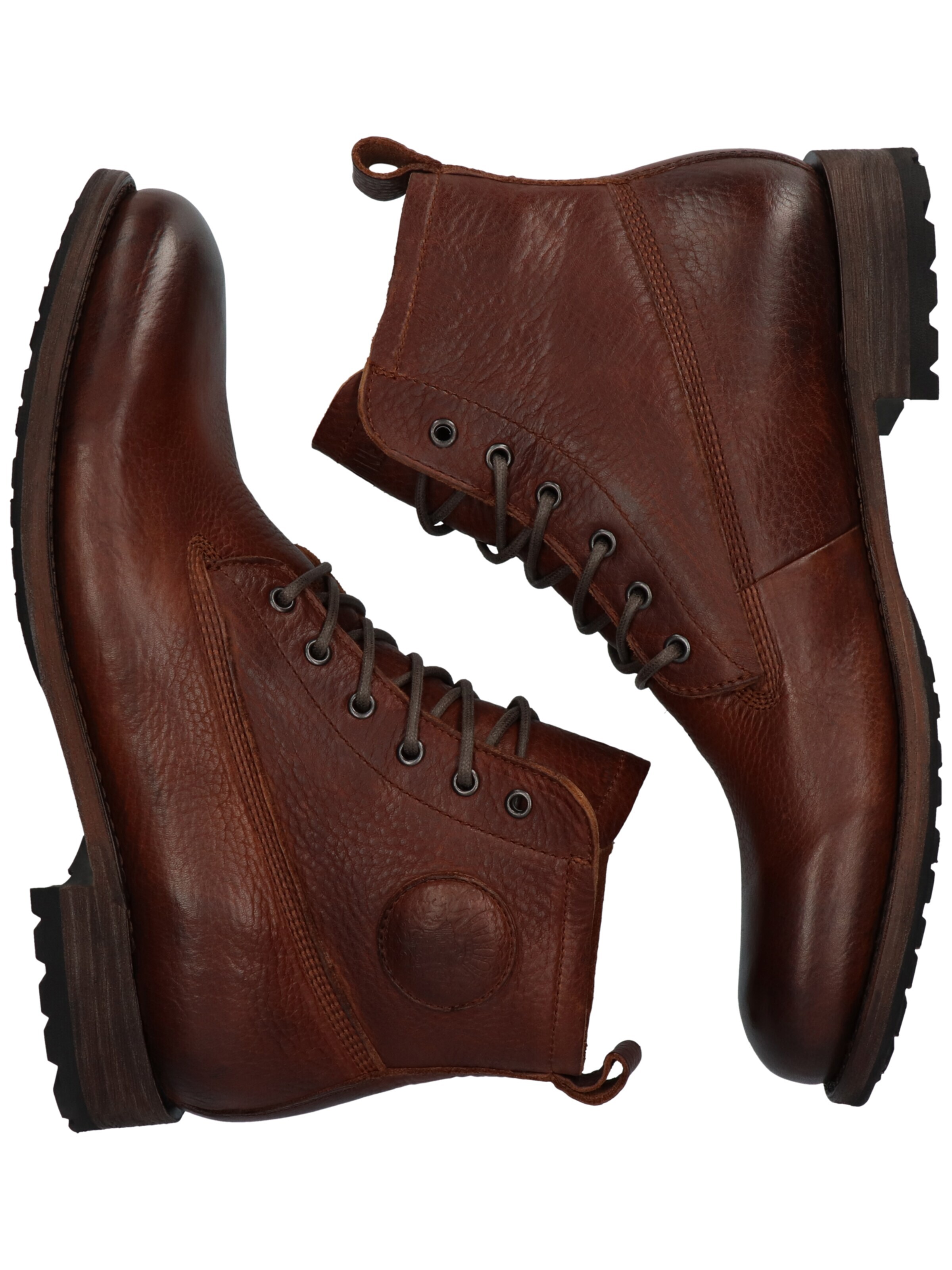 Boots stringati 'BRETT' di BLACKSTONE in marrone