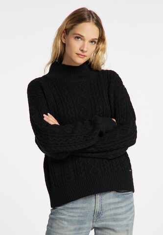 DreiMaster Vintage Sweater in Black: front