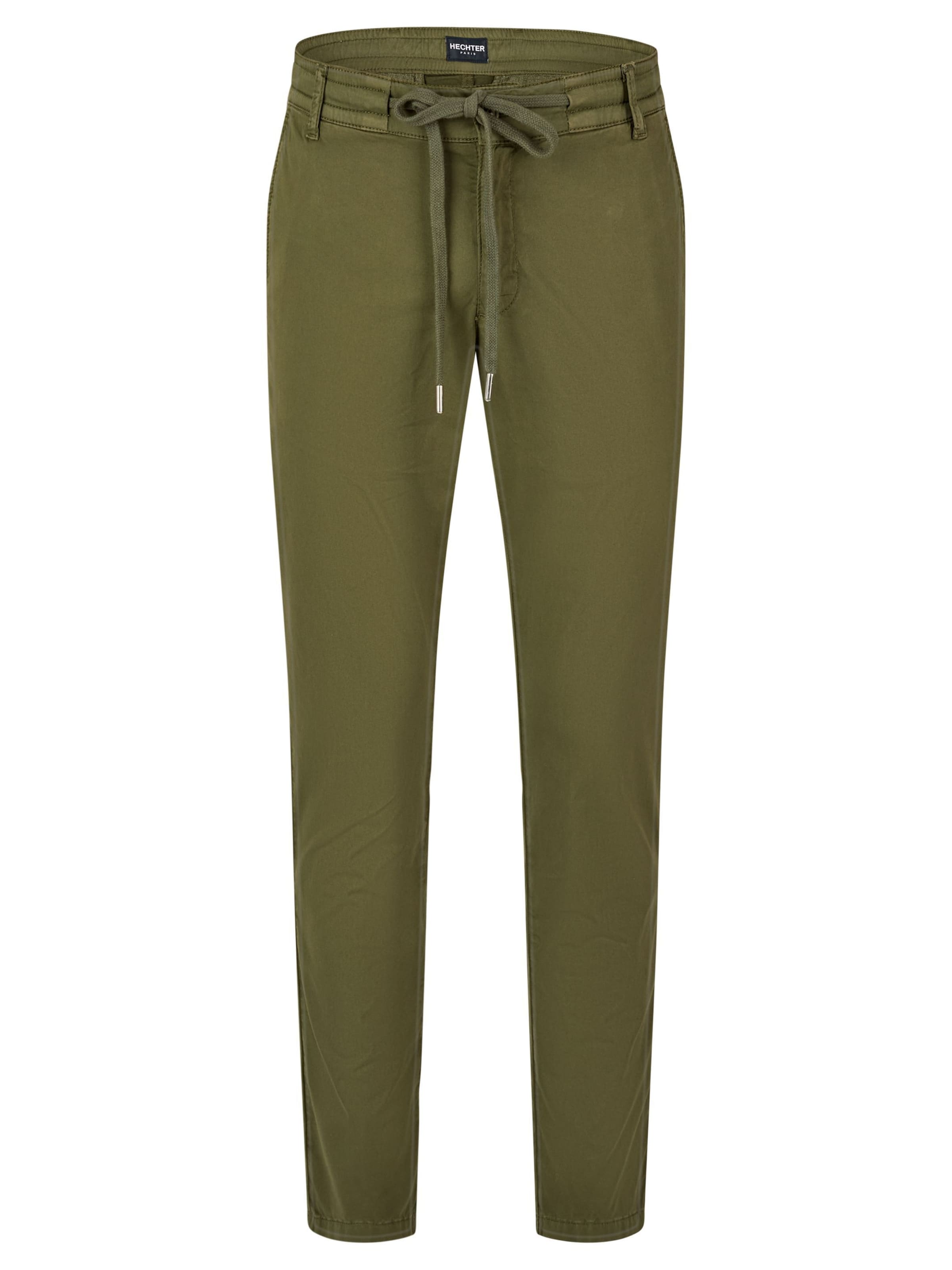 Pantalon chino HECHTER PARIS en vert : devant