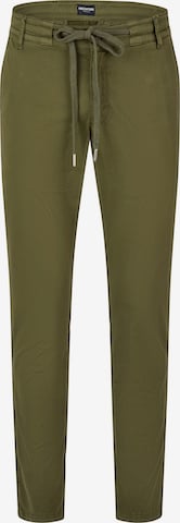 HECHTER PARIS Regular Chino Pants in Green: front