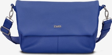 Borsa a mano 'Mademoiselle' di ZWEI in blu: frontale