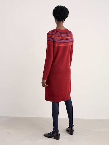 Seasalt Cornwall Gebreide jurk 'Bird Ring' in Rood
