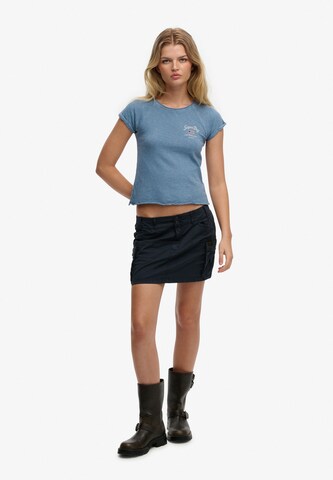 Superdry & Co Shirt 'Athletic Essentials' in Blauw