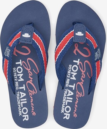 TOM TAILOR Beach & Pool Shoes in Blue