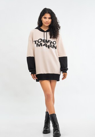 Tom Barron Sweatshirt in Beige: Vorderseite