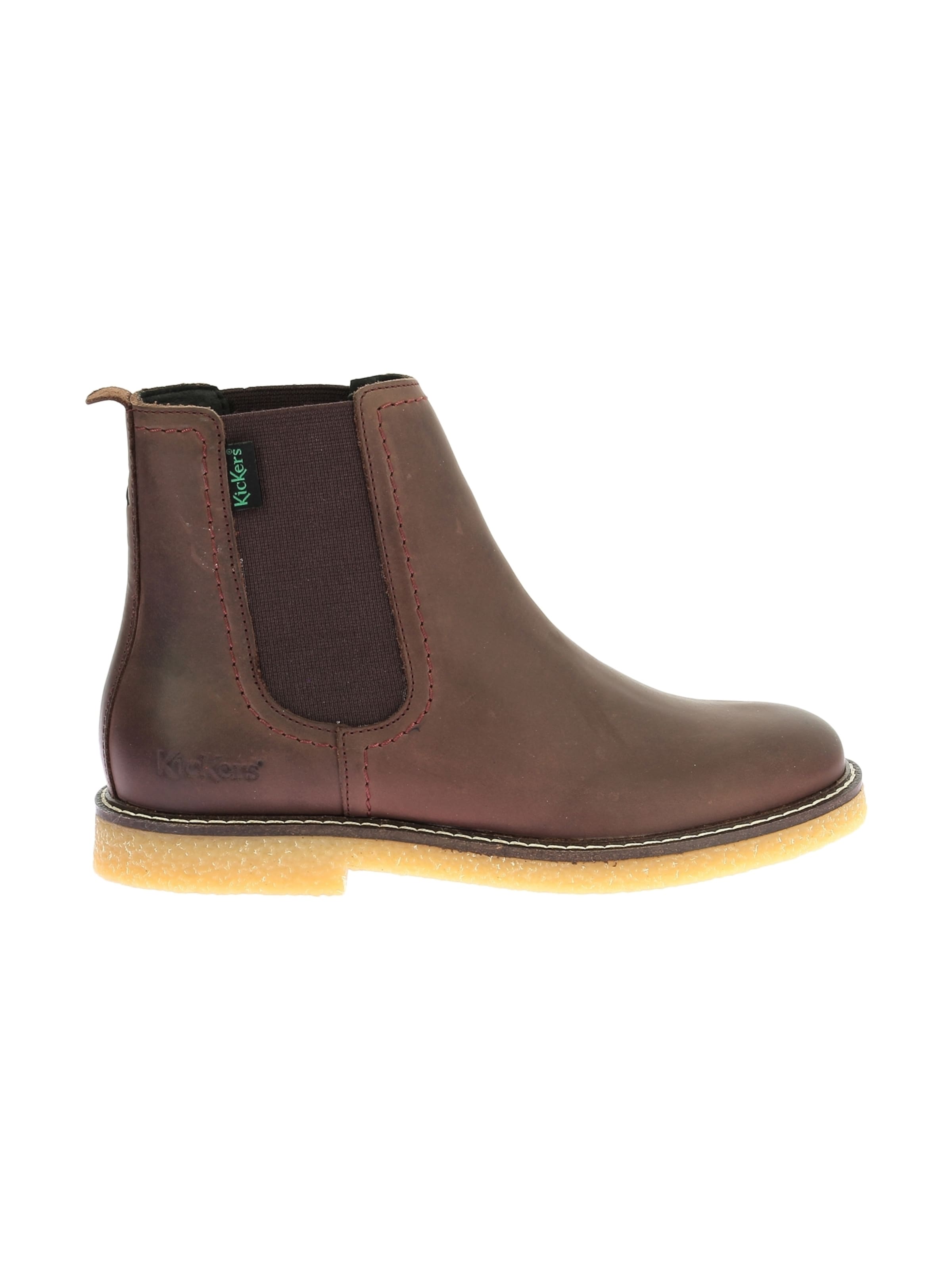 Kickers Ankle boots 'Lederstiefeletten Kick Lorel' in Brown