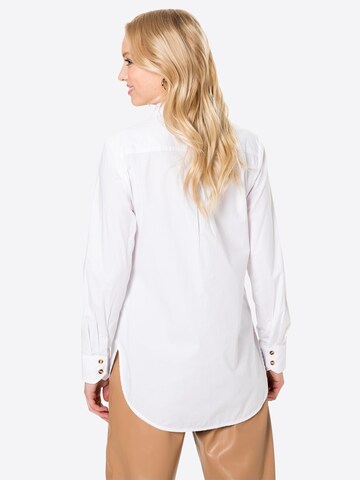 PULZ Jeans Blouse 'PZELNA' in White