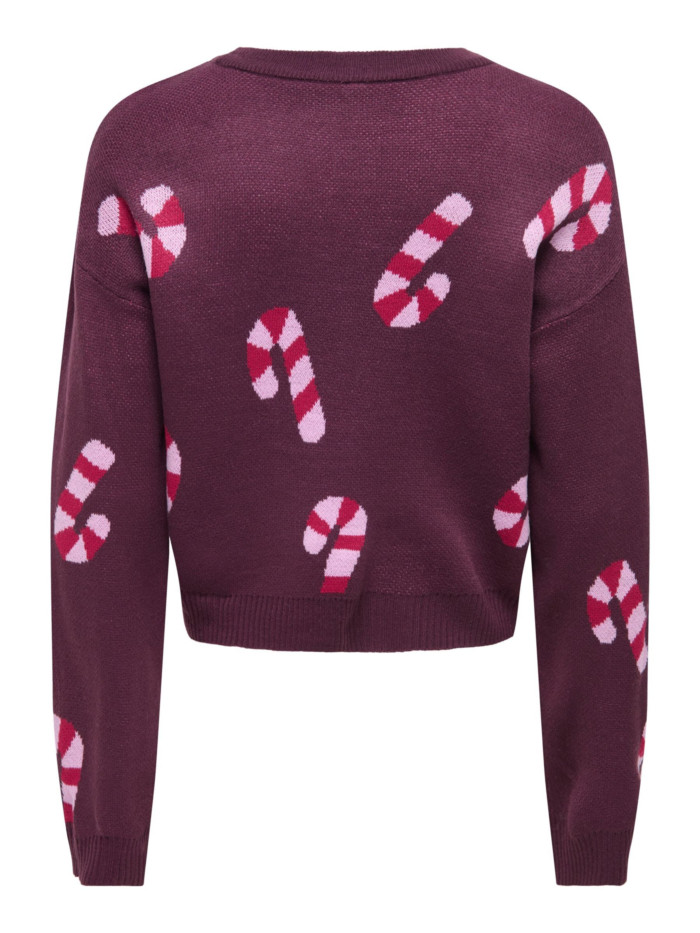 Pullover 'Xmas Jollie' di ONLY in lilla