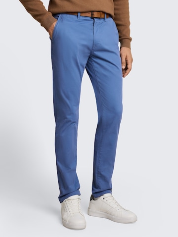 TOM TAILOR DENIM Slimfit Broek in Blauw: voorkant
