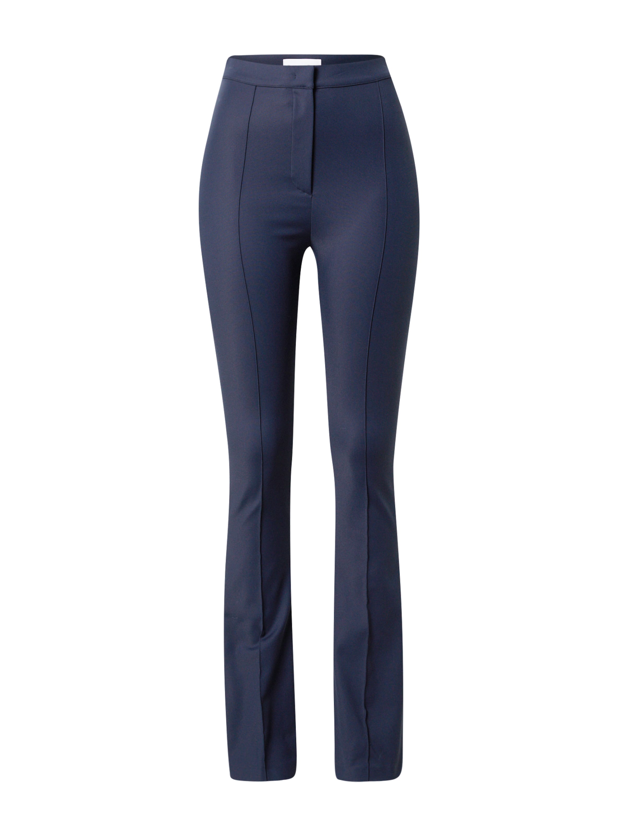 PATRIZIA PEPE Flared Pants in Blue: front