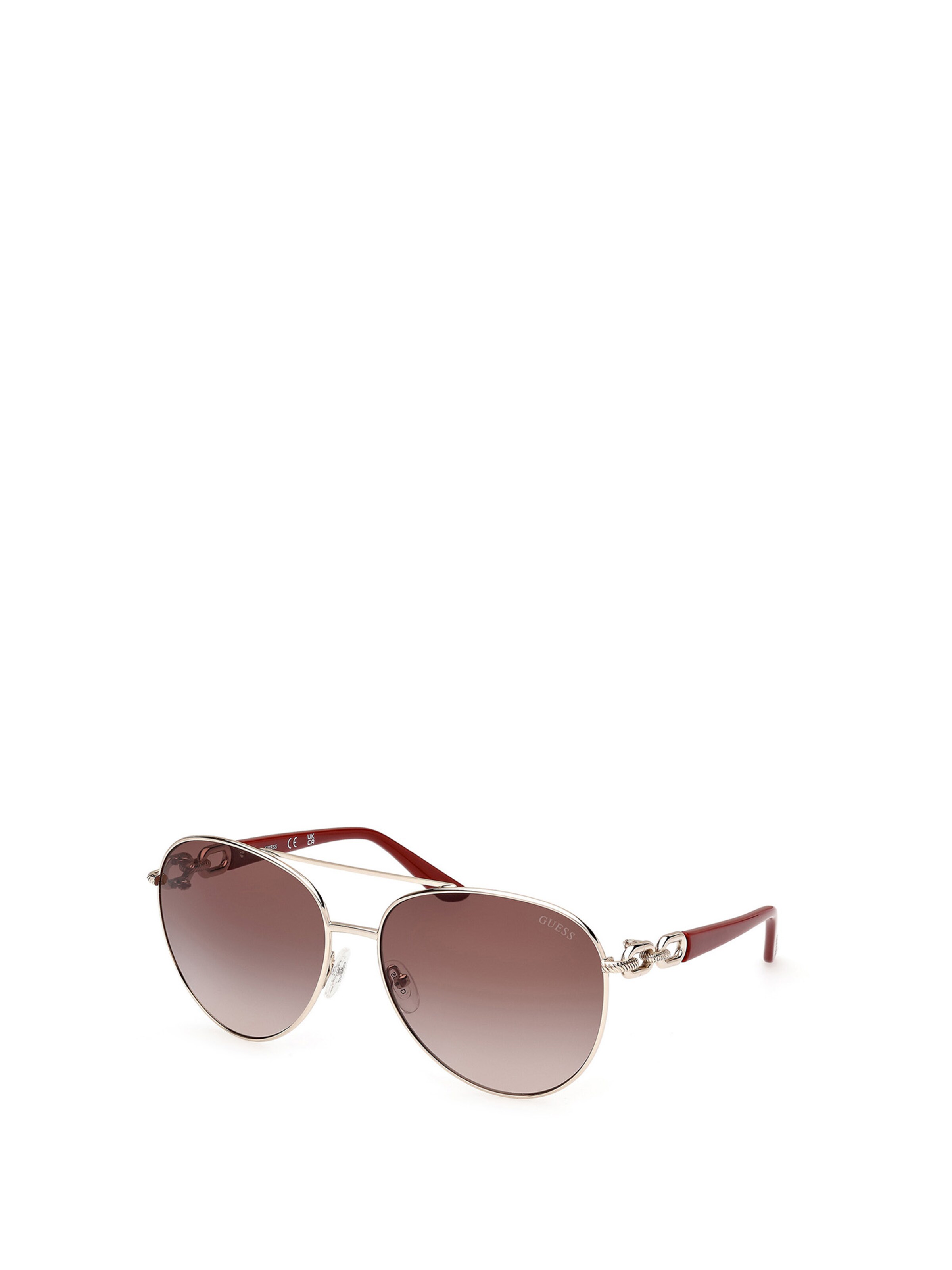 GUESS Sonnenbrille in Gold: Vorderseite