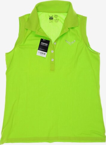 Trigema Top & Shirt in L in Green: front